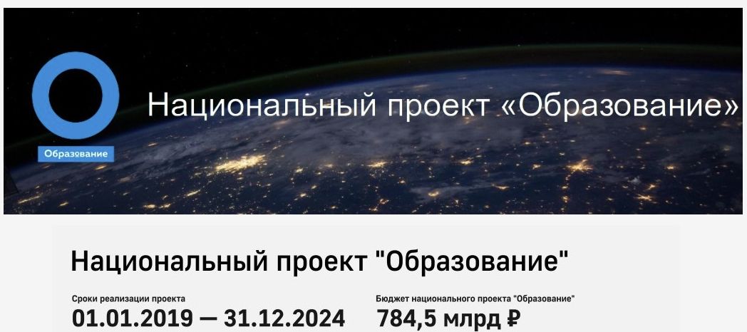 О национальном проекте образование до 2024 года